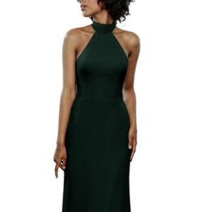 Amsale Hunter Bridesmaid Dress